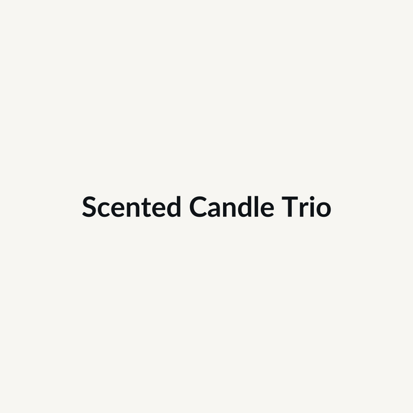 Pack of ten scented candles across three scents