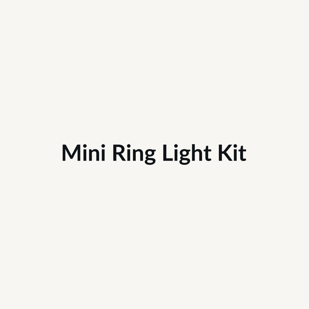 Pack of four mini ring light kits