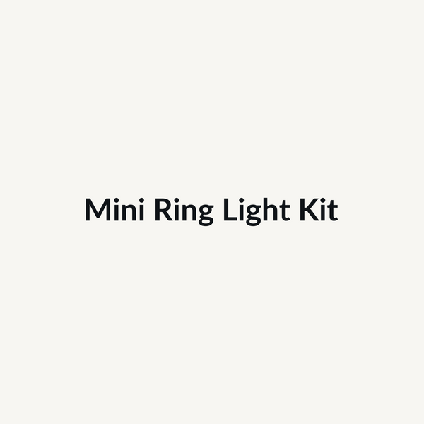 Pack of four mini ring light kits